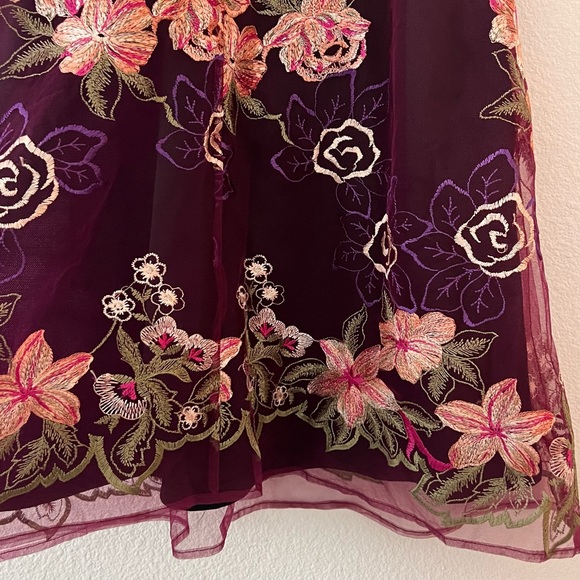 Anthropologie ICE embroidered dress size medium - Picture 6 of 6